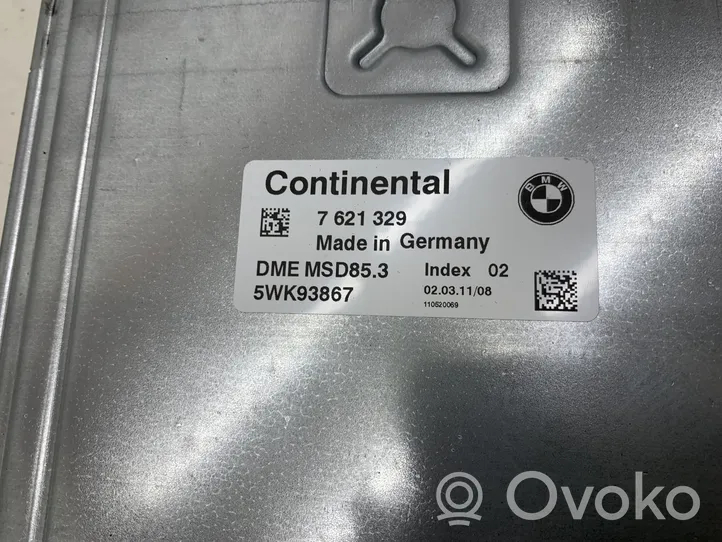 BMW X5 E70 Motorsteuergerät ECU 7621329