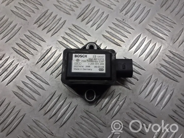 Audi A4 S4 B6 8E 8H ESP (stabilumo sistemos) valdymo blokas 8E0907637A