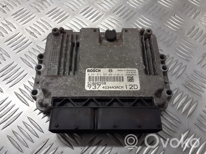 Alfa Romeo 147 Centralina/modulo motore ECU 51806558