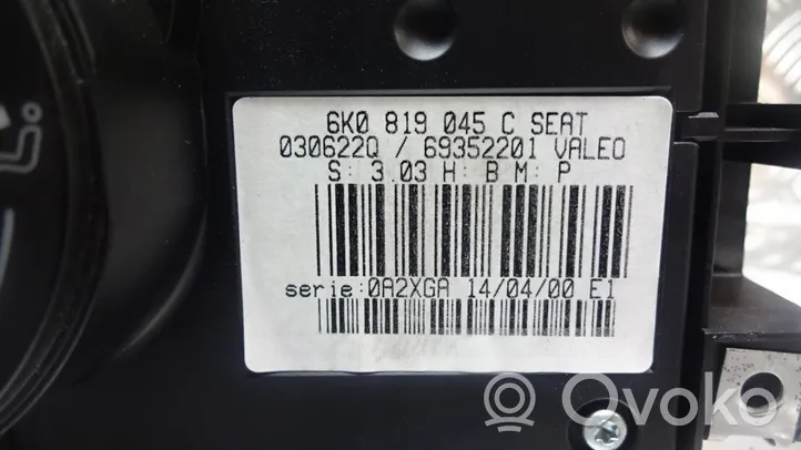 Seat Ibiza II (6k) Sisätuulettimen ohjauskytkin 6K0819045C