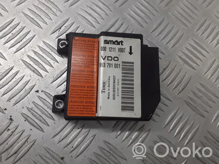 Smart ForFour I Module de contrôle airbag 993791001