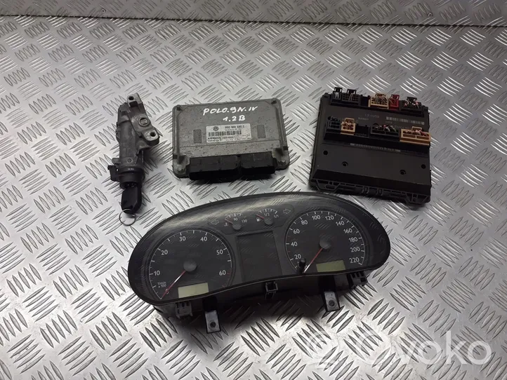 Volkswagen Polo IV 9N3 Kit centralina motore ECU e serratura 