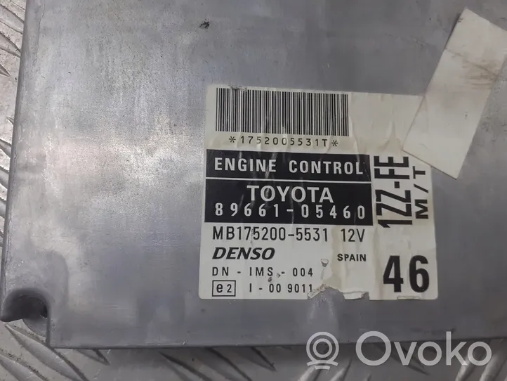 Toyota Avensis T220 Moottorin ohjainlaite/moduuli (käytetyt) 89661-05460