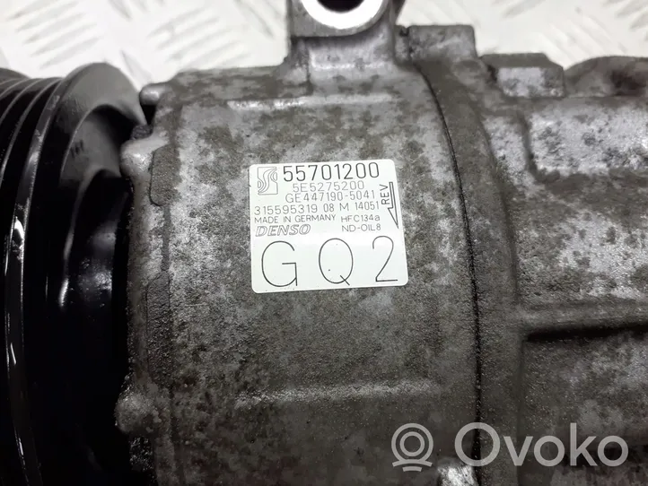Opel Corsa D Ilmastointilaitteen kompressorin pumppu (A/C) 55701200