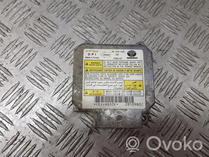 Daewoo Lanos Airbag control unit/module 96220439