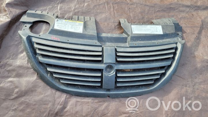 Dodge Grand Caravan Front bumper upper radiator grill 04857218AD