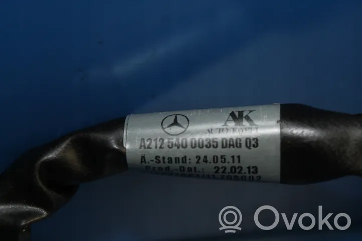 Mercedes-Benz CLS C218 X218 Minus / Klema / Przewód akumulatora A2125400035