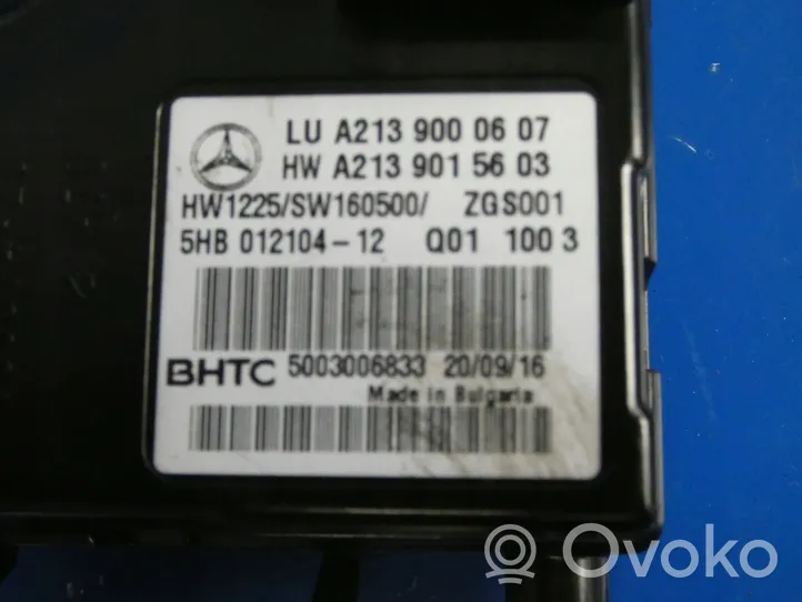 Mercedes-Benz E W213 Muut ohjainlaitteet/moduulit A2139000607