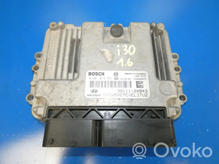 Hyundai i30 Calculateur moteur ECU 391112A943