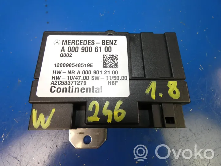 Mercedes-Benz B W246 W242 Fuel injection pump control unit/module A0009006100