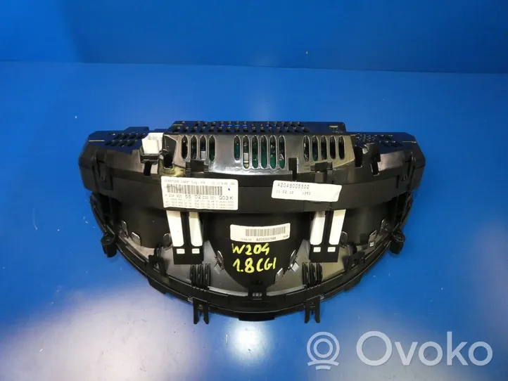 Mercedes-Benz C W204 Speedometer (instrument cluster) A2049005502