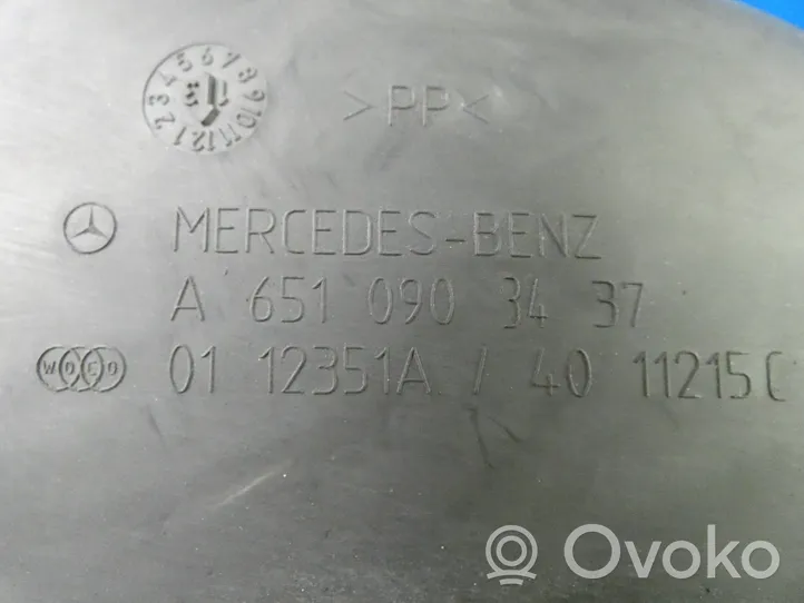 Mercedes-Benz E W212 Parte del condotto di aspirazione dell'aria A6510903437