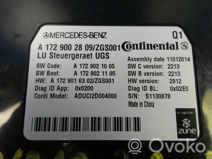Mercedes-Benz E W212 Steuergerät Tempomat A1729002809