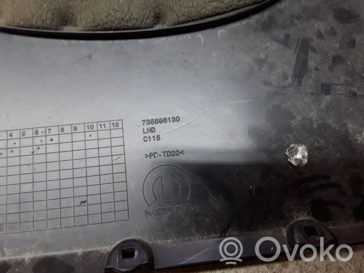 Fiat 500X Boczny element deski rozdzielczej 735596130