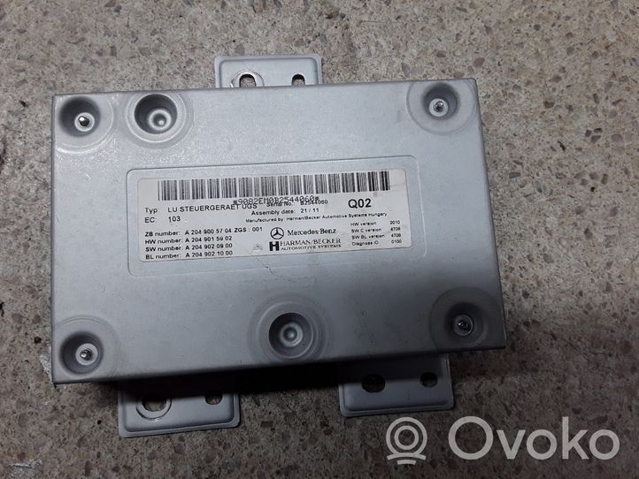 Mercedes-Benz ML W164 Navigacijos (GPS) valdymo blokas A2049005704