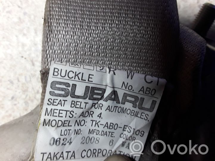Subaru Outback Fibbia della cintura di sicurezza posteriore TKAB0ES109