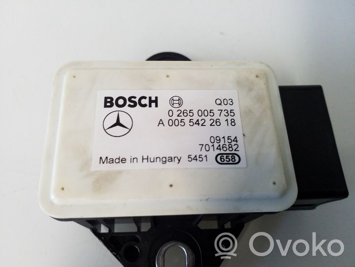 Mercedes-Benz E C207 W207 Sensore di velocità (sensore tachimetro) A0055422618