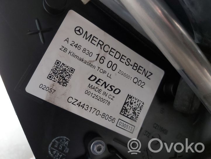Mercedes-Benz CLA C117 X117 W117 Montaje de la caja de climatización interior A2468301600