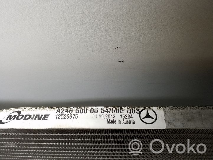 Mercedes-Benz CLA C117 X117 W117 Jäähdyttimen lauhdutin (A/C) A2465000054