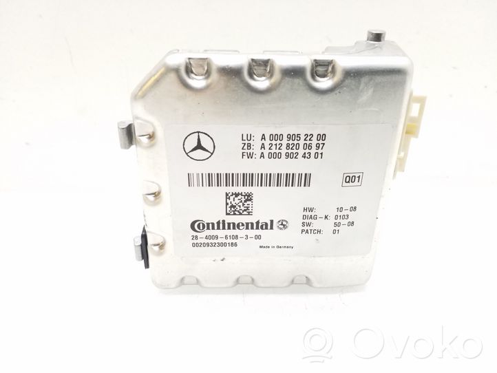 Mercedes-Benz E W212 Caméra pare-brise A0009052200