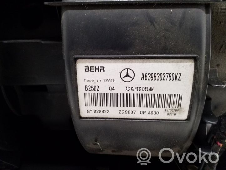 Mercedes-Benz Vito Viano W639 Salono oro mazgo komplektas A6398302760