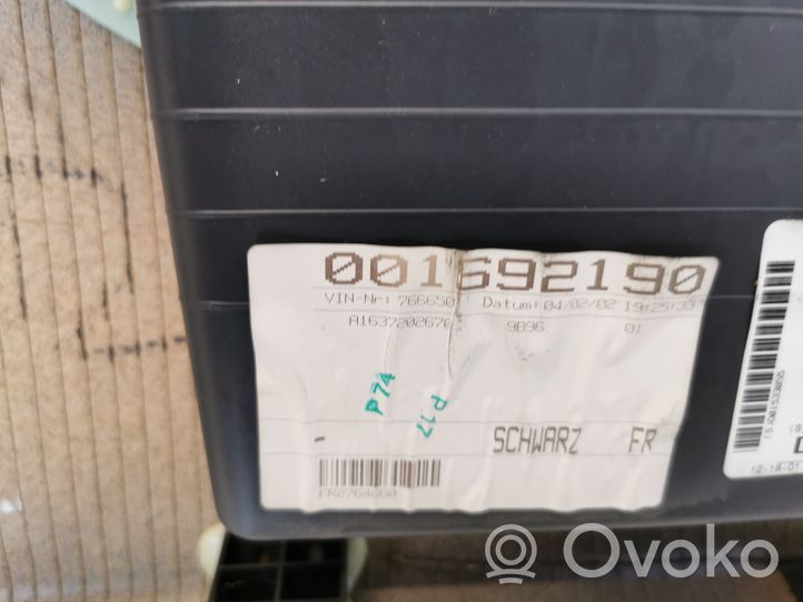 Mercedes-Benz ML W163 Rivestimento del pannello della portiera anteriore A163720265