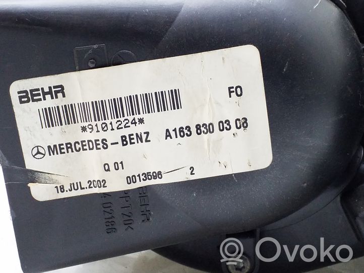 Mercedes-Benz ML W163 Mazā radiatora ventilators 1635406810