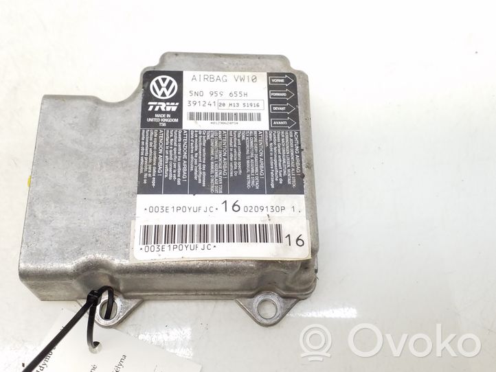 Volkswagen PASSAT B6 Oro pagalvių valdymo blokas 5N0959655H