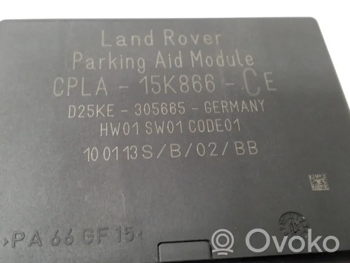 Land Rover Range Rover L405 Pysäköintitutkan (PCD) ohjainlaite/moduuli CPLA15K866CE