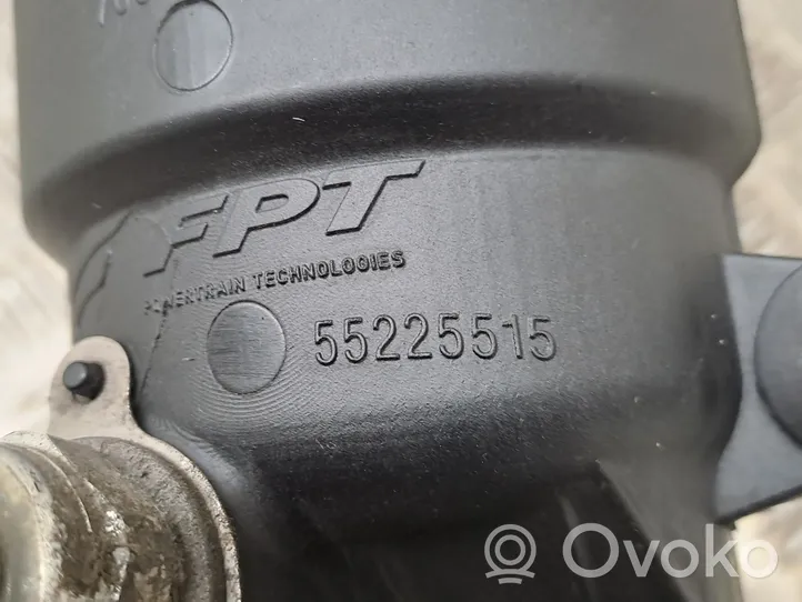 Fiat Punto (199) Mocowanie / uchwyt filtra oleju 55225515