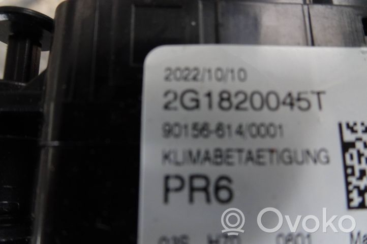 Volkswagen Taigo Gaisa kondicioniera / klimata kontroles / salona apsildes vadības bloks (salonā) 2G1820045T