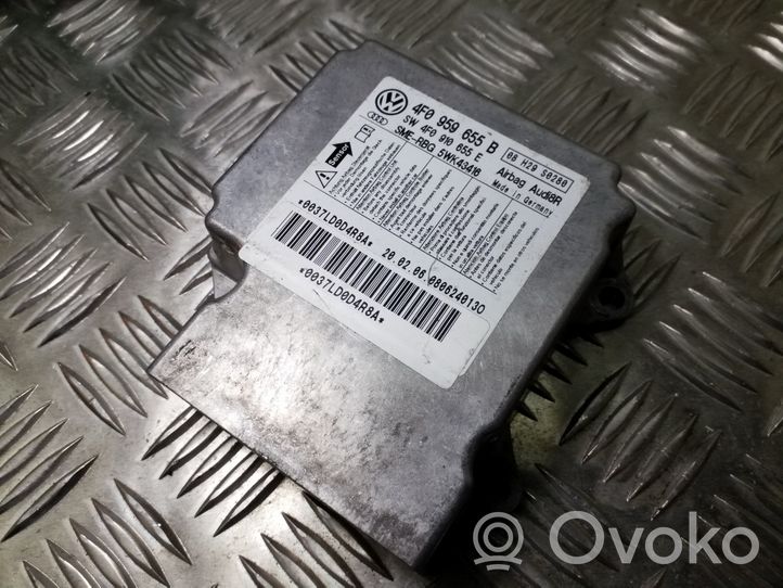 Audi A6 S6 C6 4F Turvatyynyn ohjainlaite/moduuli 4F0959655B