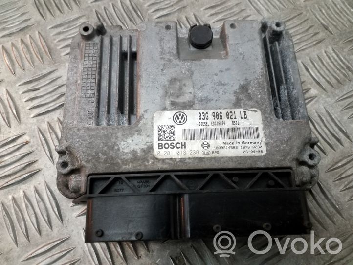 Skoda Octavia Mk2 (1Z) Centralina/modulo motore ECU 03G906021LB