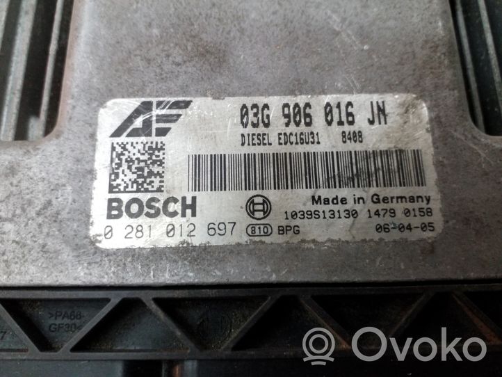 Seat Alhambra (Mk1) Unité de commande, module ECU de moteur 03G906016JN