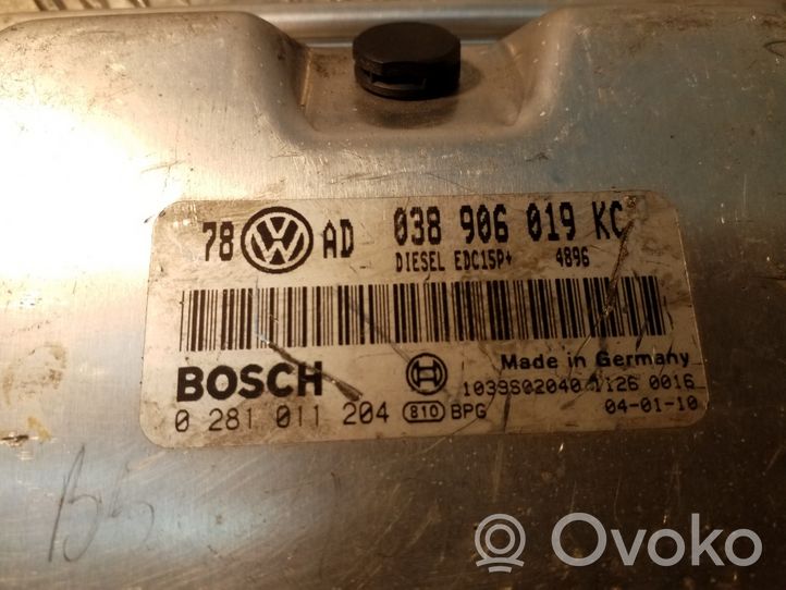 Skoda Superb B5 (3U) Komputer / Sterownik ECU silnika 038906019KC