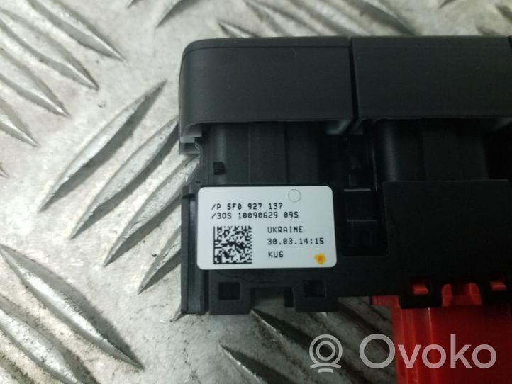 Seat Leon (5F) Muut kytkimet/nupit/vaihtimet 5F0927137