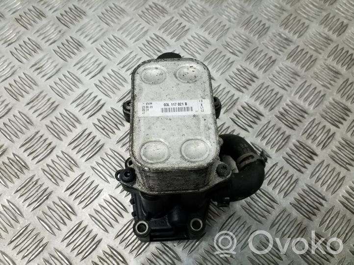 Skoda Roomster (5J) Supporto di montaggio del filtro dell’olio 03L117021B