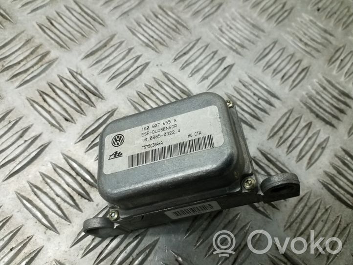 Audi A3 S3 A3 Sportback 8P Sensore di imbardata accelerazione ESP 1K0907655A