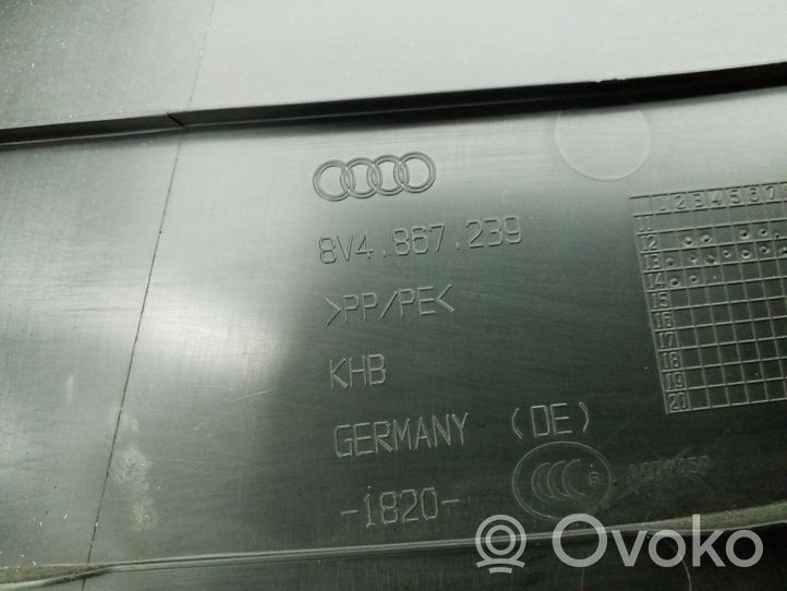 Audi A3 S3 8V (B) statņa dekoratīvā apdare (apakšdaļa) 8V4867239