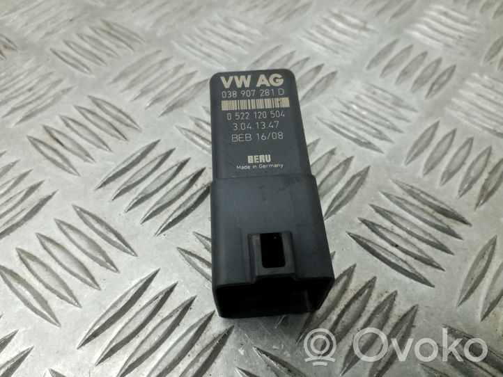 Volkswagen Eos Przekaźnik / Modul układu ogrzewania wstępnego 038907281D