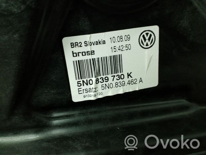 Volkswagen Tiguan Mechanizm podnoszenia szyby tylnej bez silnika 5N0839730K