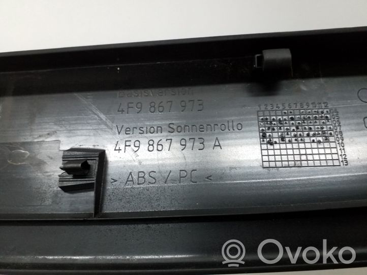 Audi A6 S6 C6 4F Rivestimento superiore del portellone posteriore/bagagliaio 4F9867973A