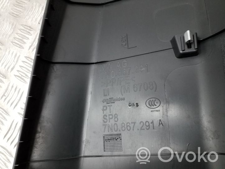 Volkswagen Sharan Osłona dolna słupka / B 7N0867291A