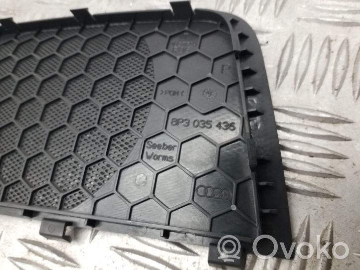 Audi A3 S3 8P Grilles, couvercle de haut-parleur porte arrière 8P3035436