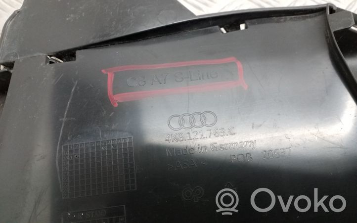 Audi A7 S7 4K8 Parte del condotto di aspirazione dell'aria 4K8121763B