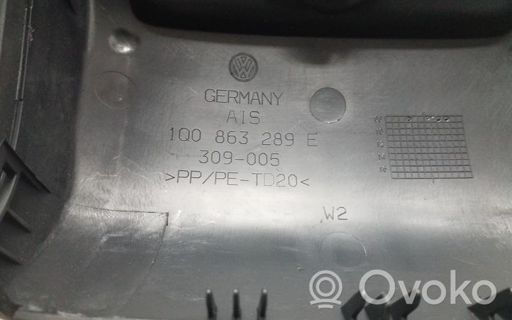Volkswagen Scirocco Peleninės apdaila (galinės) 1Q0863289E