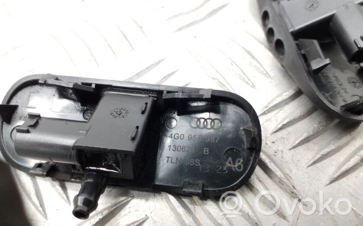 Audi A6 S6 C7 4G Ugello a spruzzo lavavetri per parabrezza 4G0955987