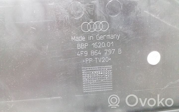Audi A6 S6 C6 4F Tappeto di rivestimento del fondo del bagagliaio/baule 4F9864797B