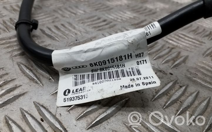 Audi A1 Câble négatif masse batterie 8K0915181H