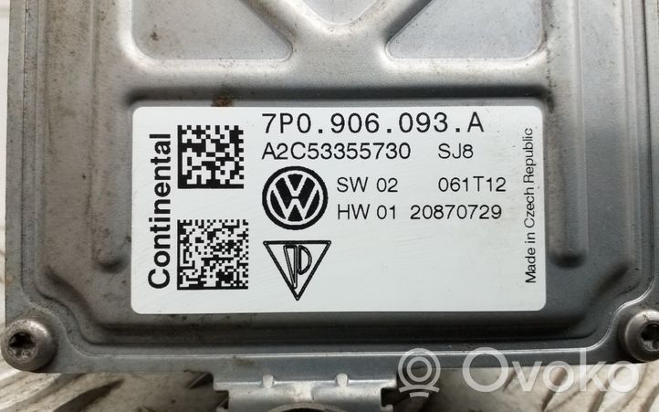 Volkswagen Touareg II Centralina/modulo pompa dell’impianto di iniezione 7P0906093A